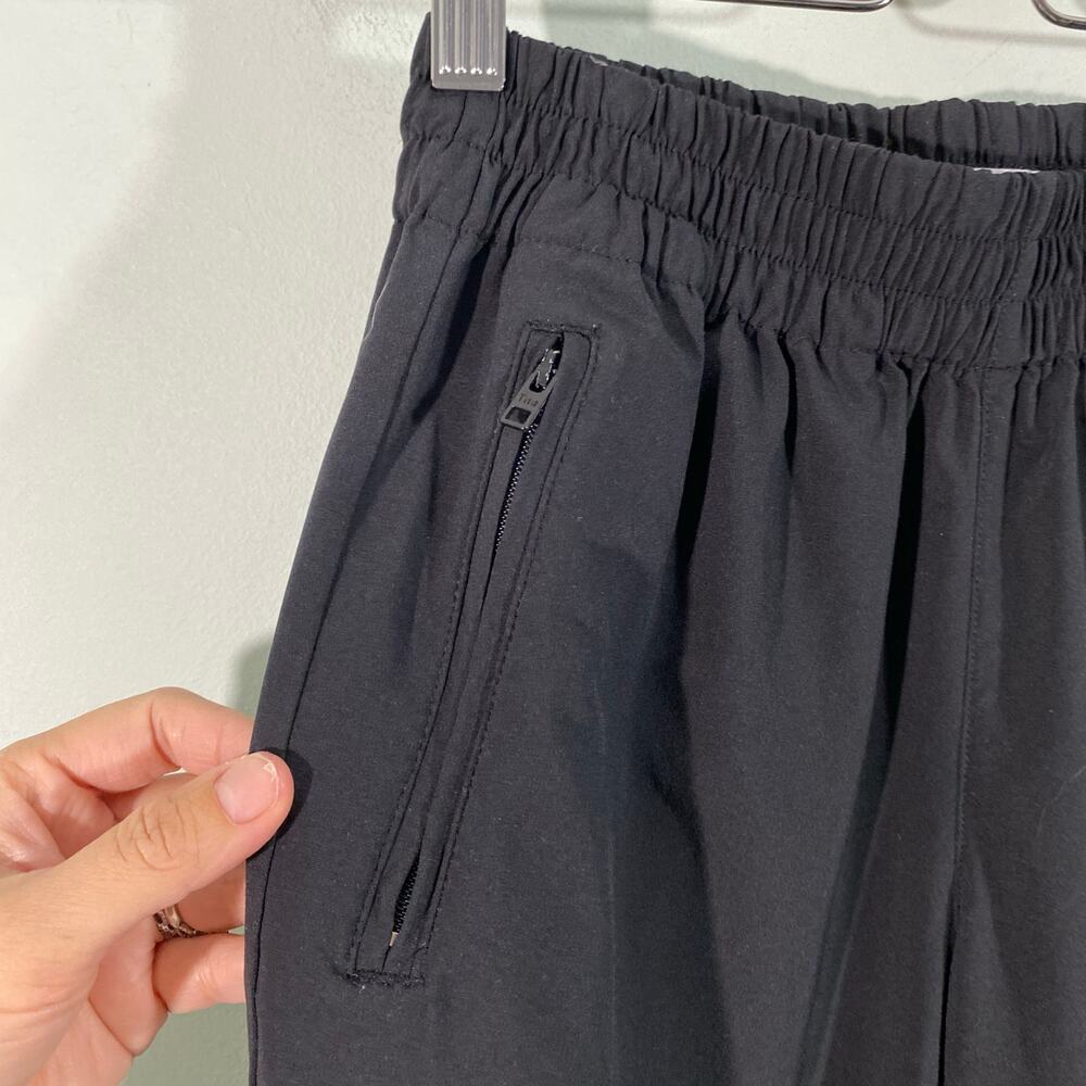 TNA Aritzia Women’s Black Zipper Hem Lightweight Riley Jogger Pants Size XS - Picture 5 of 8